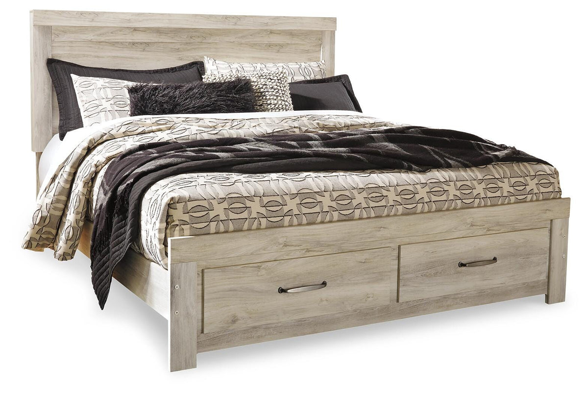 Bellaby King Storage Bed and 2 Nightstands