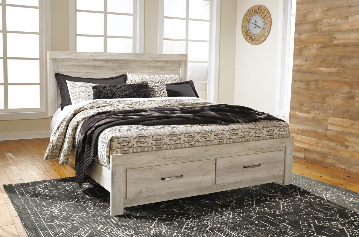 Bellaby Platform Bed with 2 Storage Drawers - King