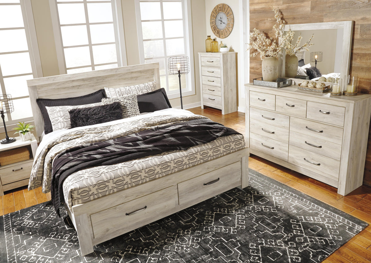 Bellaby Platform Bed with 2 Storage Drawers - King