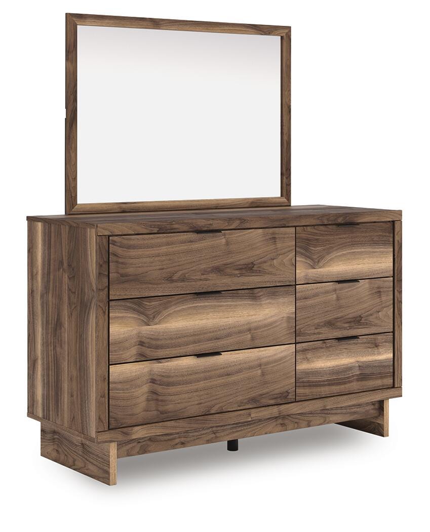 Chirason Full Panel Storage Bed, Dresser and Mirror