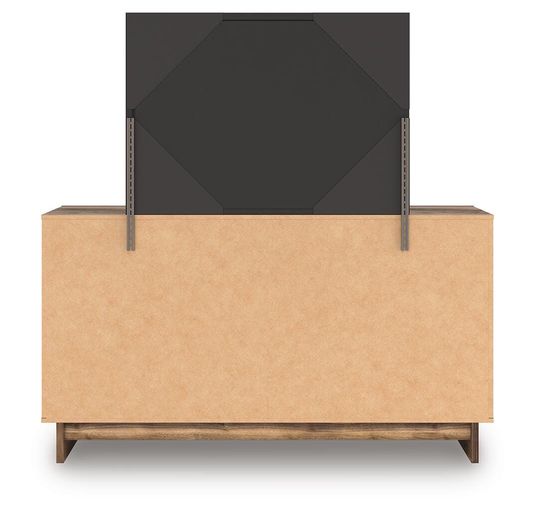 Chirason Queen Panel Bed, Dresser and Mirror