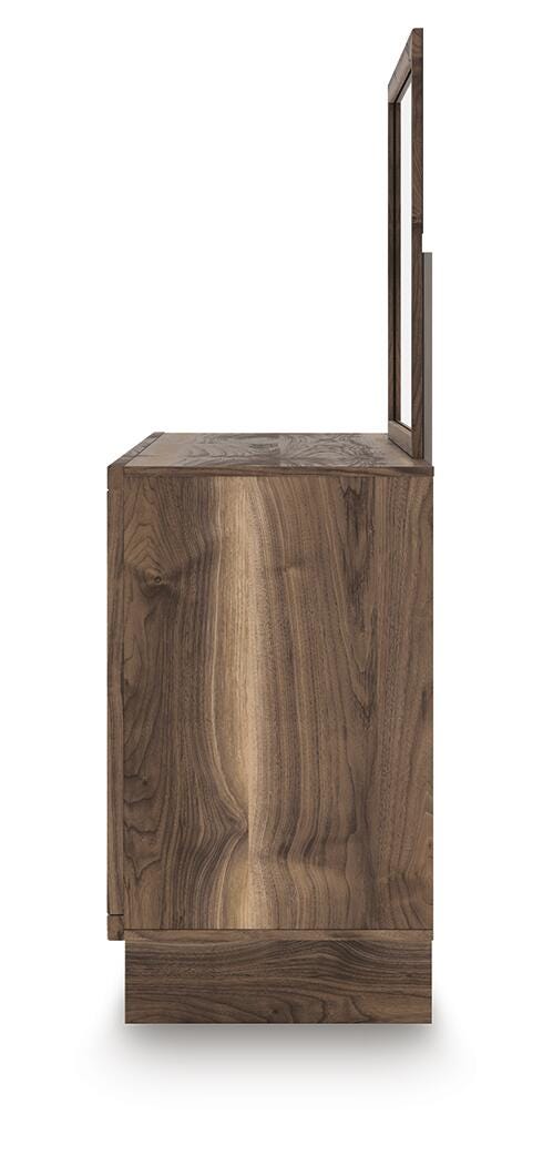 Chirason Queen Panel Bed, Dresser and Mirror