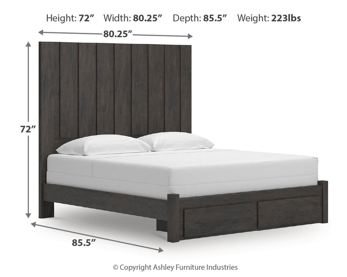Fraluna Queen Panel Storage Bed