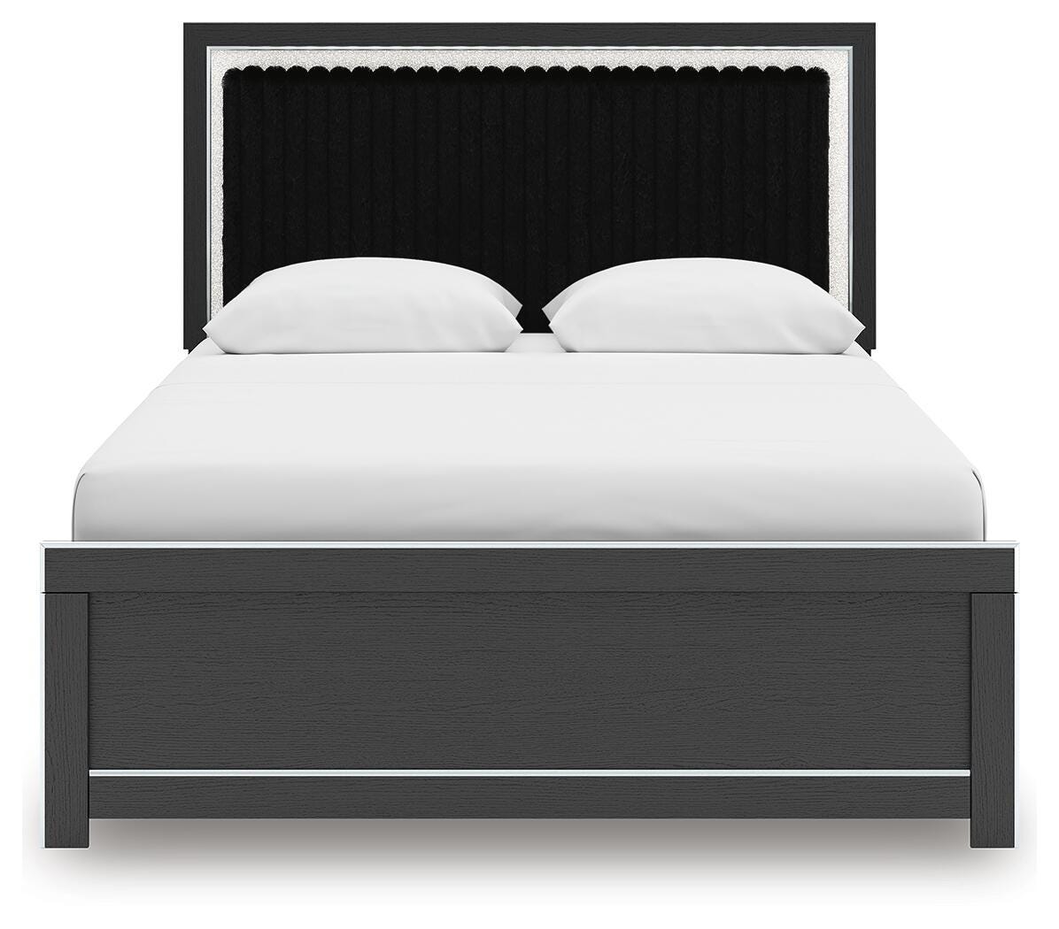 Zuraleus Queen Upholstered Bed, Dresser, Mirror and Nightstand