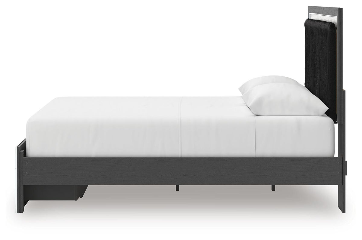 Zuraleus Queen Upholstered Panel Storage Bed