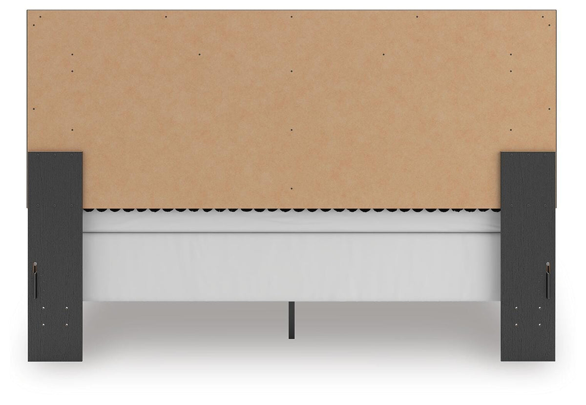 Zuraleus King Panel Bed, Dresser, Mirror and Nightstand