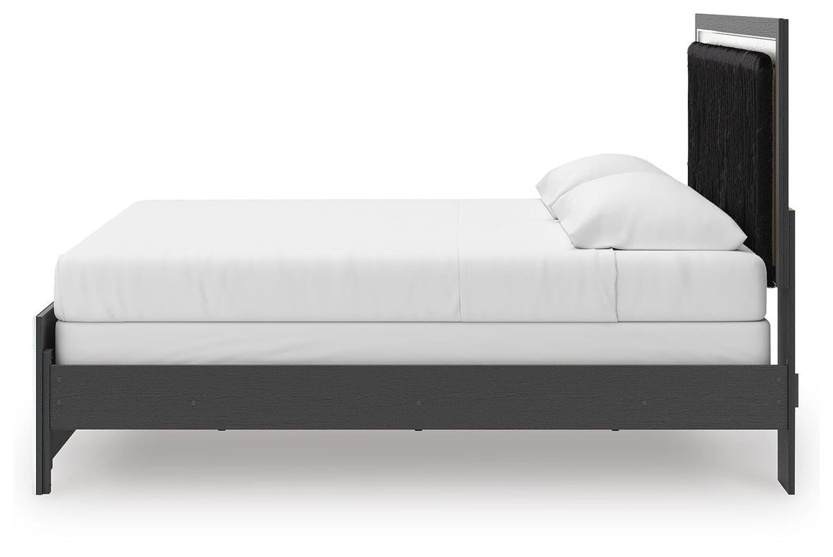 Zuraleus King Panel Bed, Dresser, Mirror and Nightstand