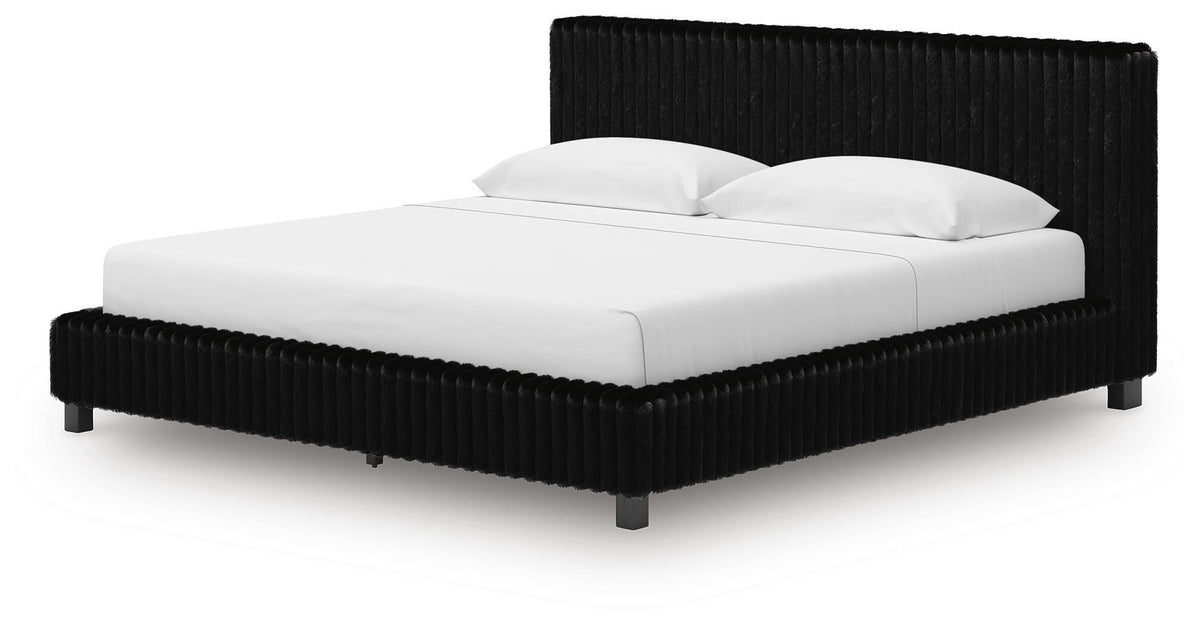 Zuraleus King Upholstered Bed, 2 Chests and 2 Nightstands