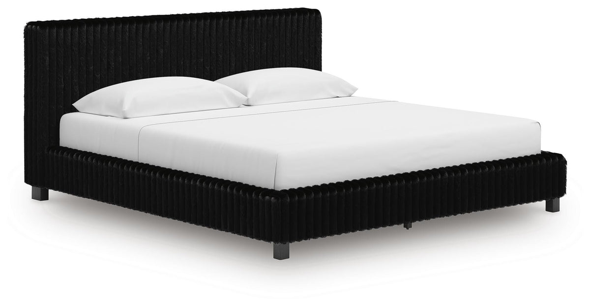 Zuraleus King Upholstered Bed, 2 Chests and 2 Nightstands