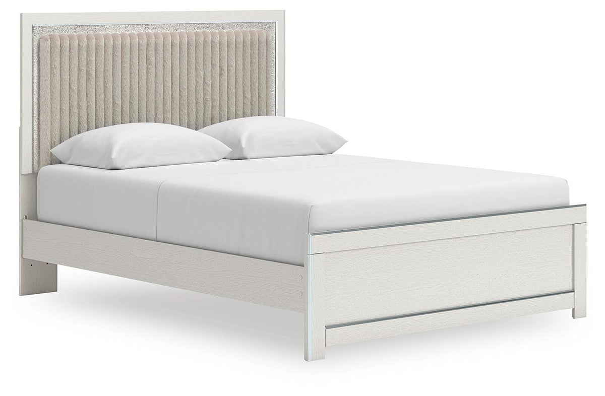 Zuraleus Upholstered Panel Platform Bed