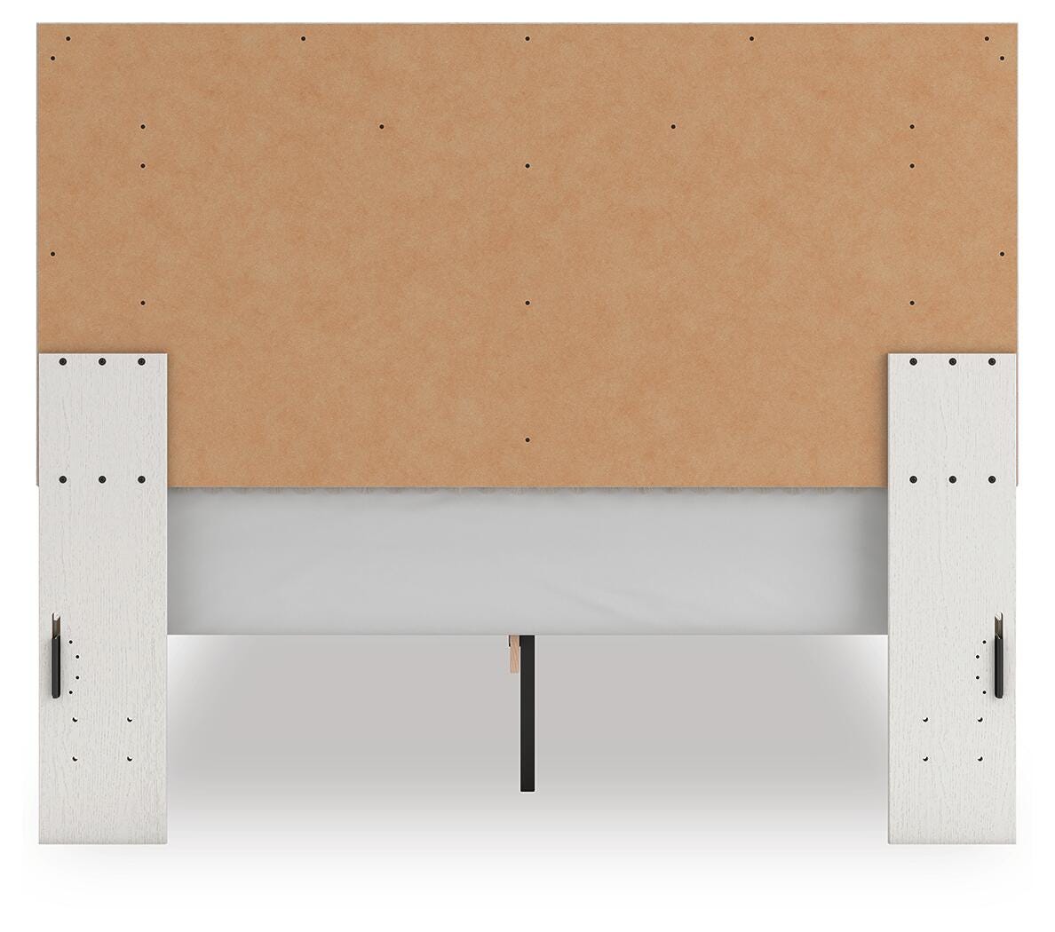 Zuraleus Queen Upholstered Panel Platform Bed, Dresser, Mirror and Nightstand