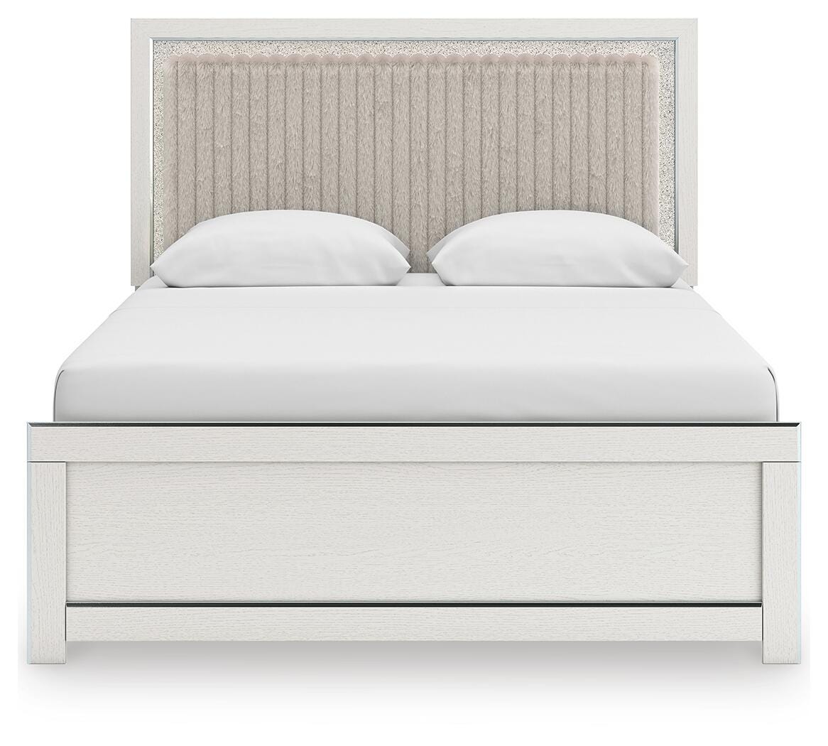 Zuraleus Upholstered Panel Platform Bed