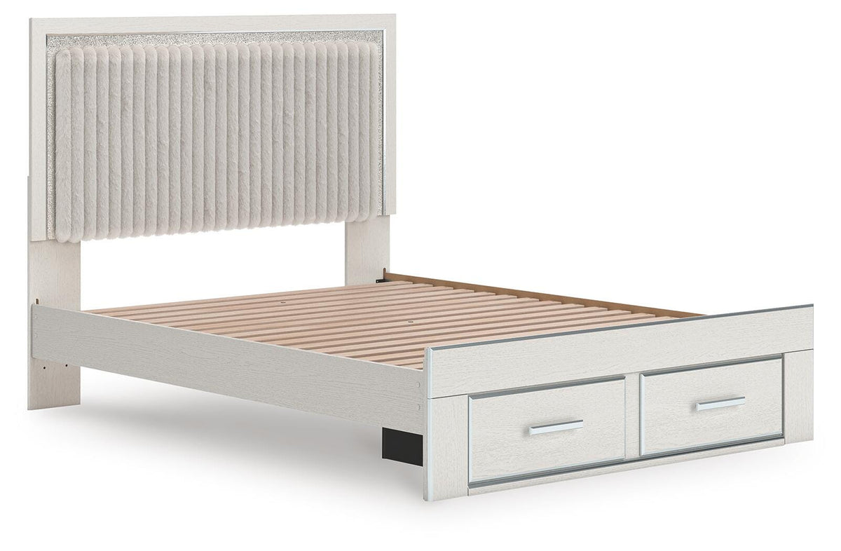 Zuraleus Upholstered Panel Platform Storage Bed