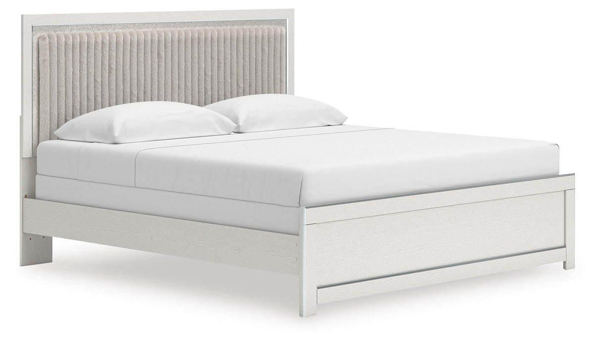 Zuraleus King Upholstered Panel Bed