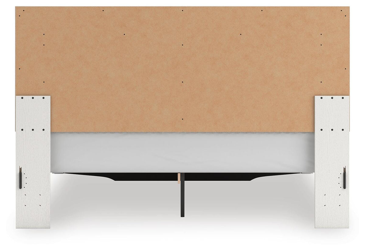 Zuraleus King Upholstered Panel Platform Storage Bed