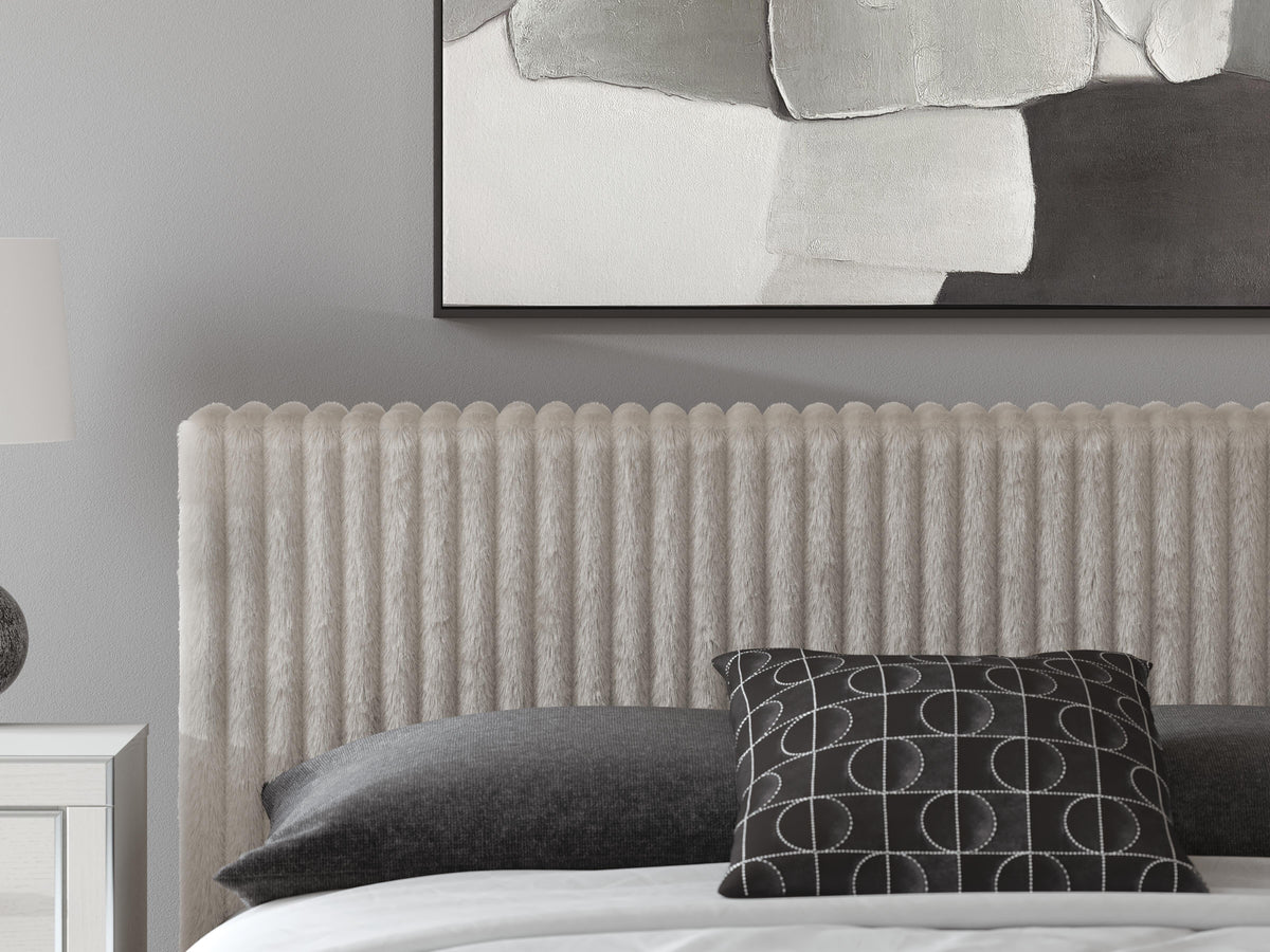Zuraleus Upholstered Bed Set - California King, Chest and Nightstand