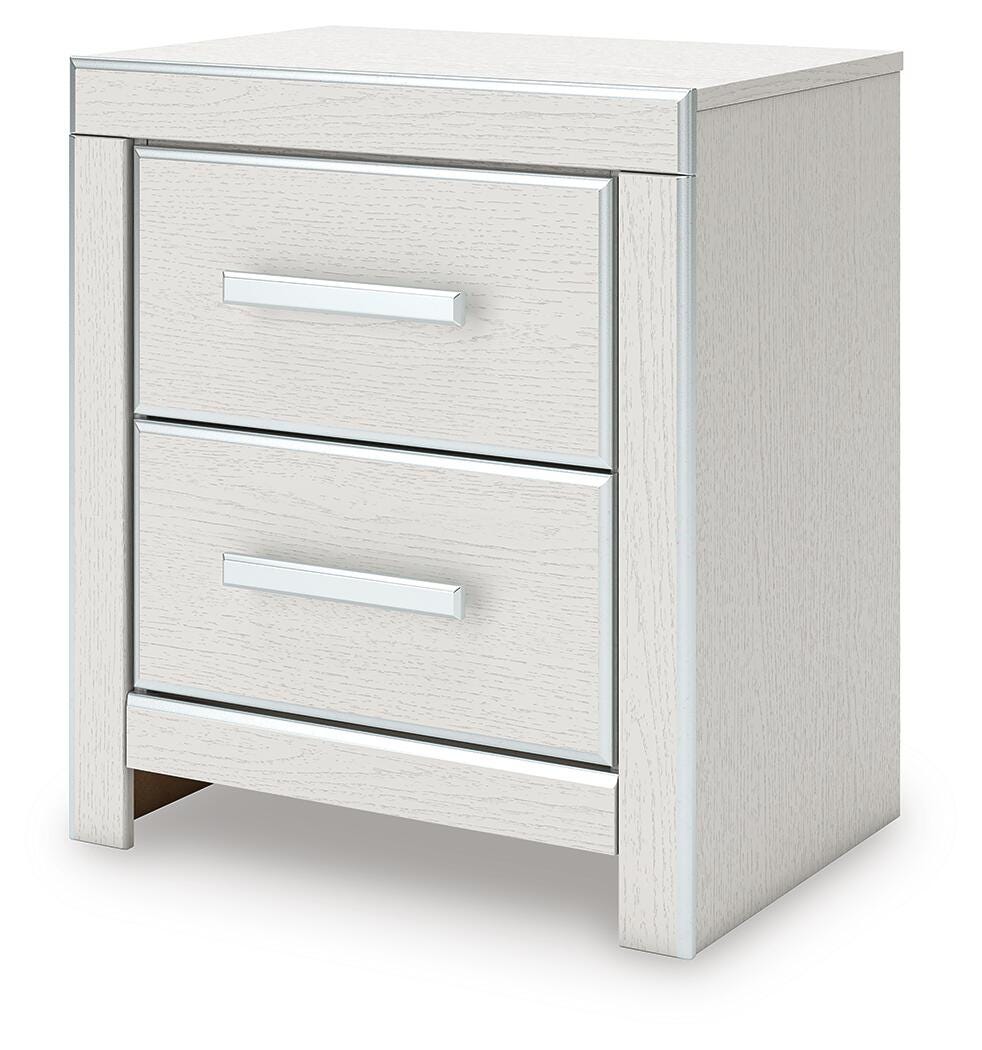 Zuraleus King Upholstered Panel Bed, Dresser, Mirror and Nightstand