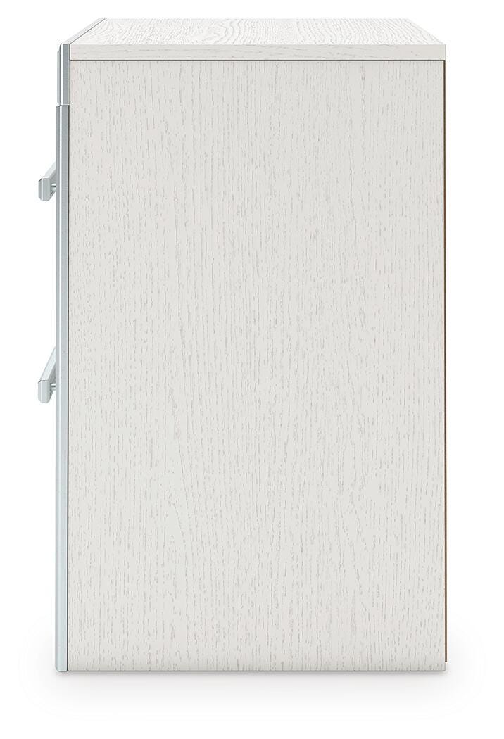 Zuraleus King Upholstered Panel Bed, Dresser, Mirror and Nightstand