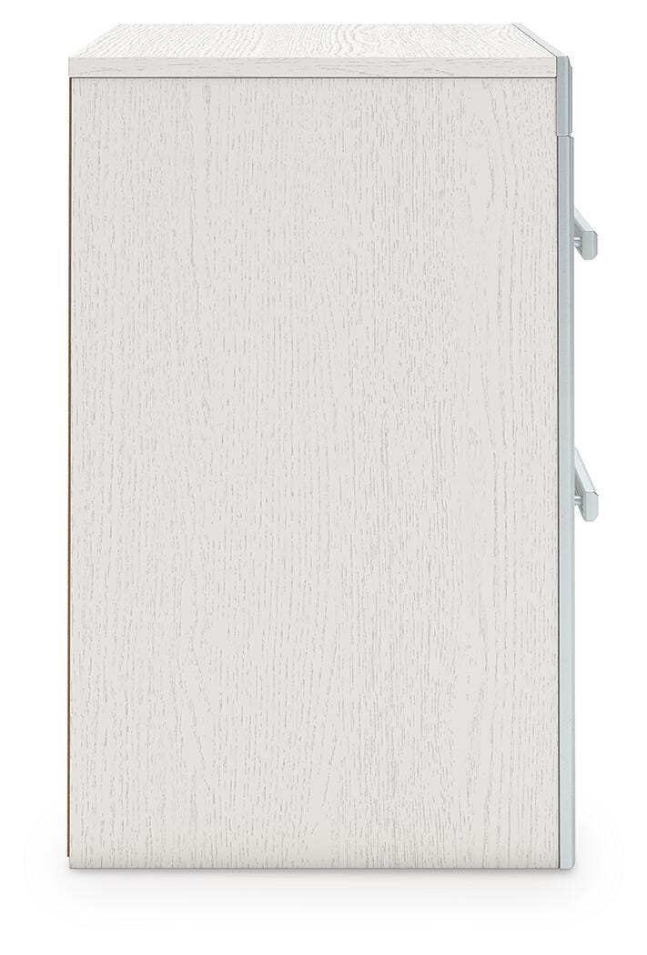 Zuraleus King Upholstered Panel Bed, Dresser, Mirror and Nightstand