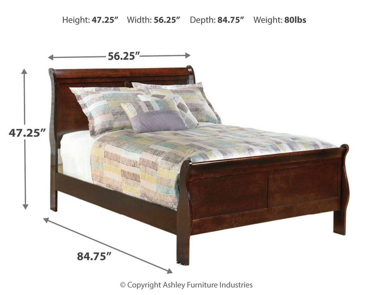 Alisdair Full Sleigh Bed and Chest