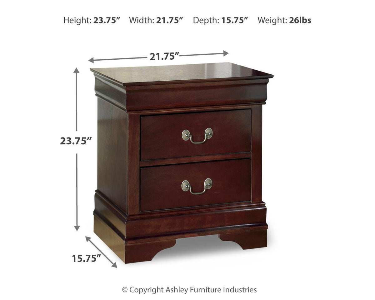 Alisdair California King Sleigh Bed, Dresser, Mirror, Chest and Nightstand
