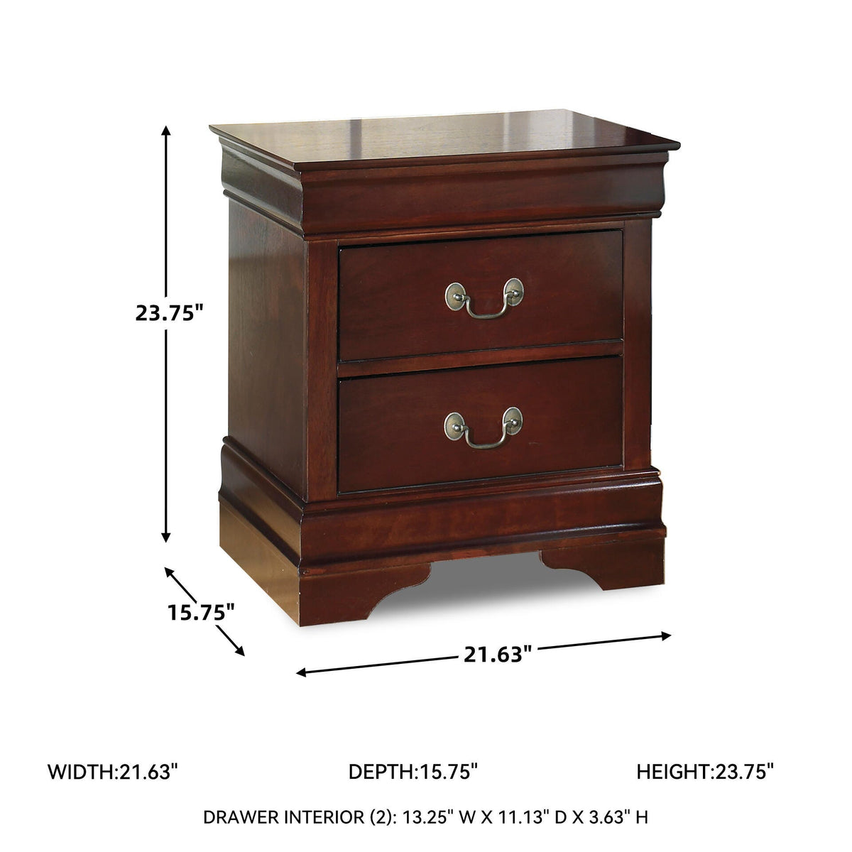 Alisdair Queen Sleigh Bed, Chest and Nightstand