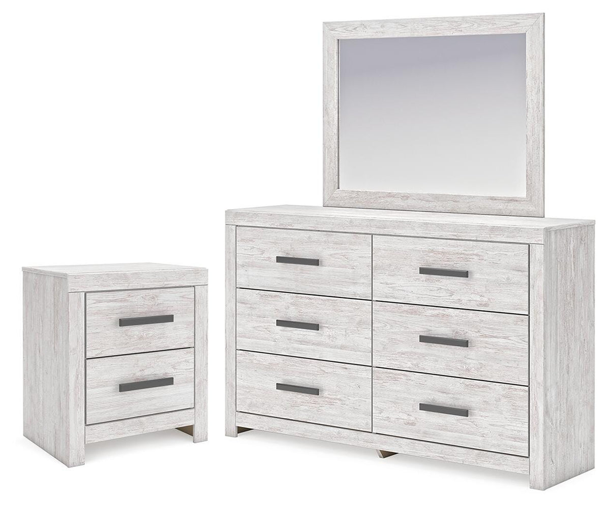 Cayboni Dresser, Mirror and Nightstand