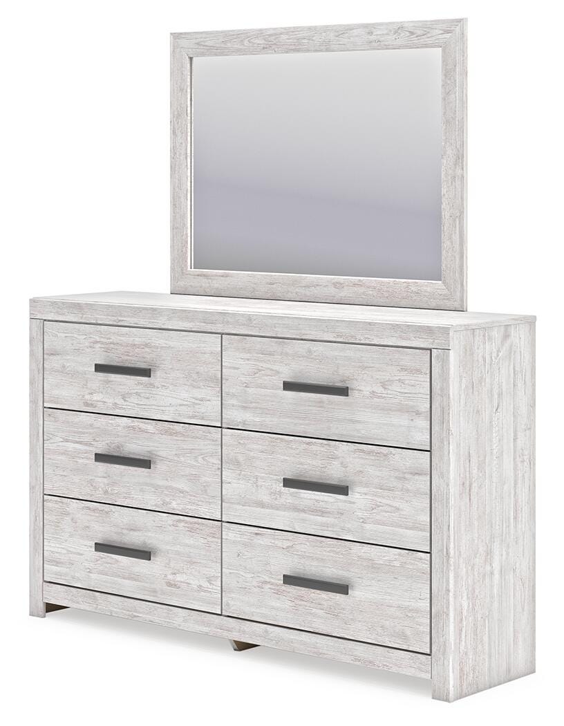 Cayboni Full Panel Bed, Dresser and Mirror
