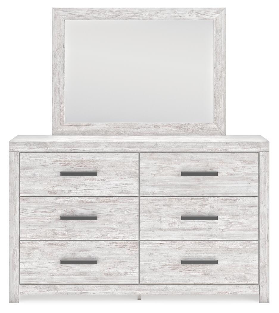 Cayboni Queen Panel Bed, Dresser, Mirror and Nightstand