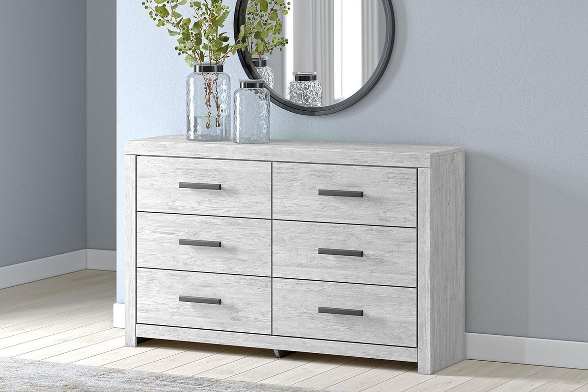 Cayboni Full Panel Bed, Dresser and Nightstand