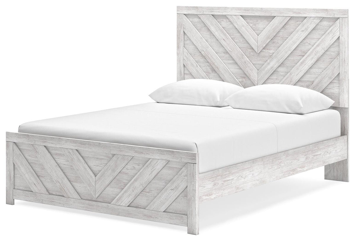Cayboni Queen Panel Bed, Dresser and Mirror