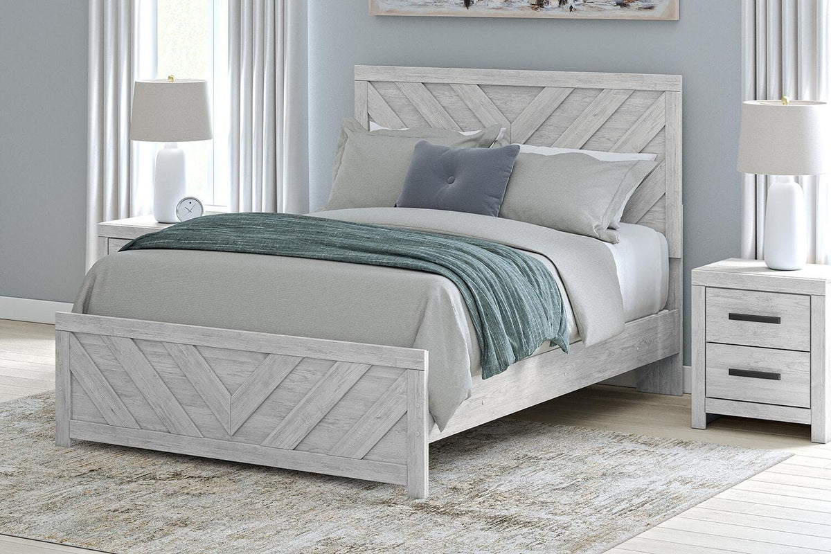 Cayboni Queen Panel Bed, Dresser and 2 Nightstands