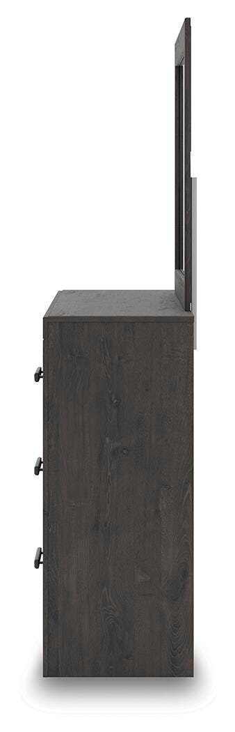 Prendonea Full Panel Bed, Dresser, Mirror, Chest and Nightstand