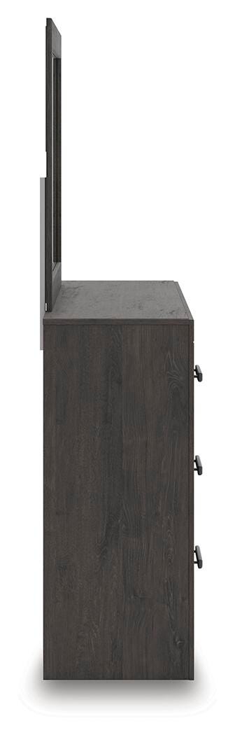 Prendonea Full Panel Bed, Dresser, Mirror, Chest and Nightstand