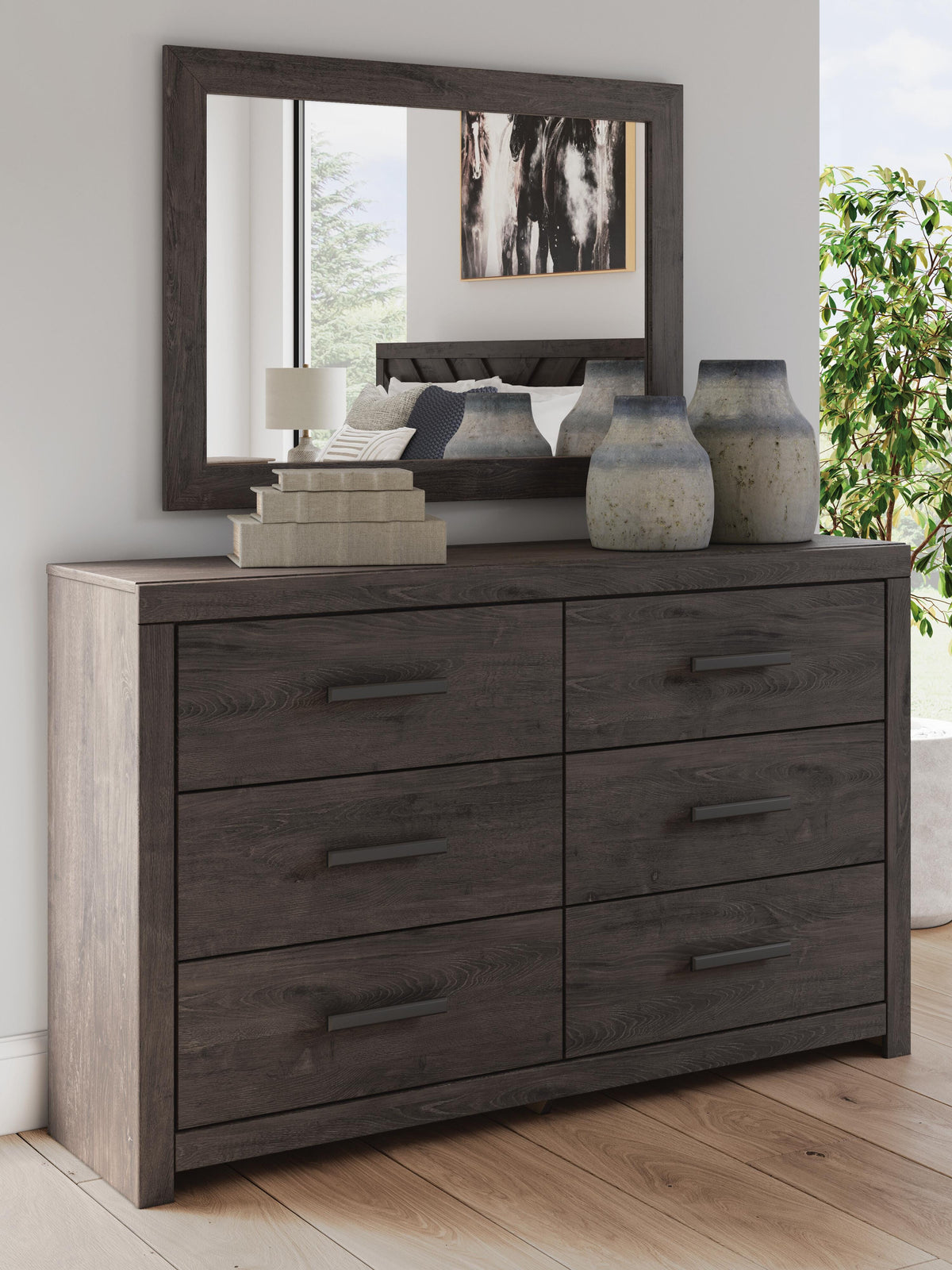 Prendonea Queen Panel Bed, Dresser and Mirror