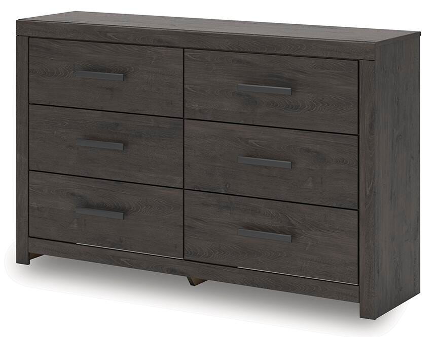 Prendonea King Panel Bed, Dresser and Nightstand