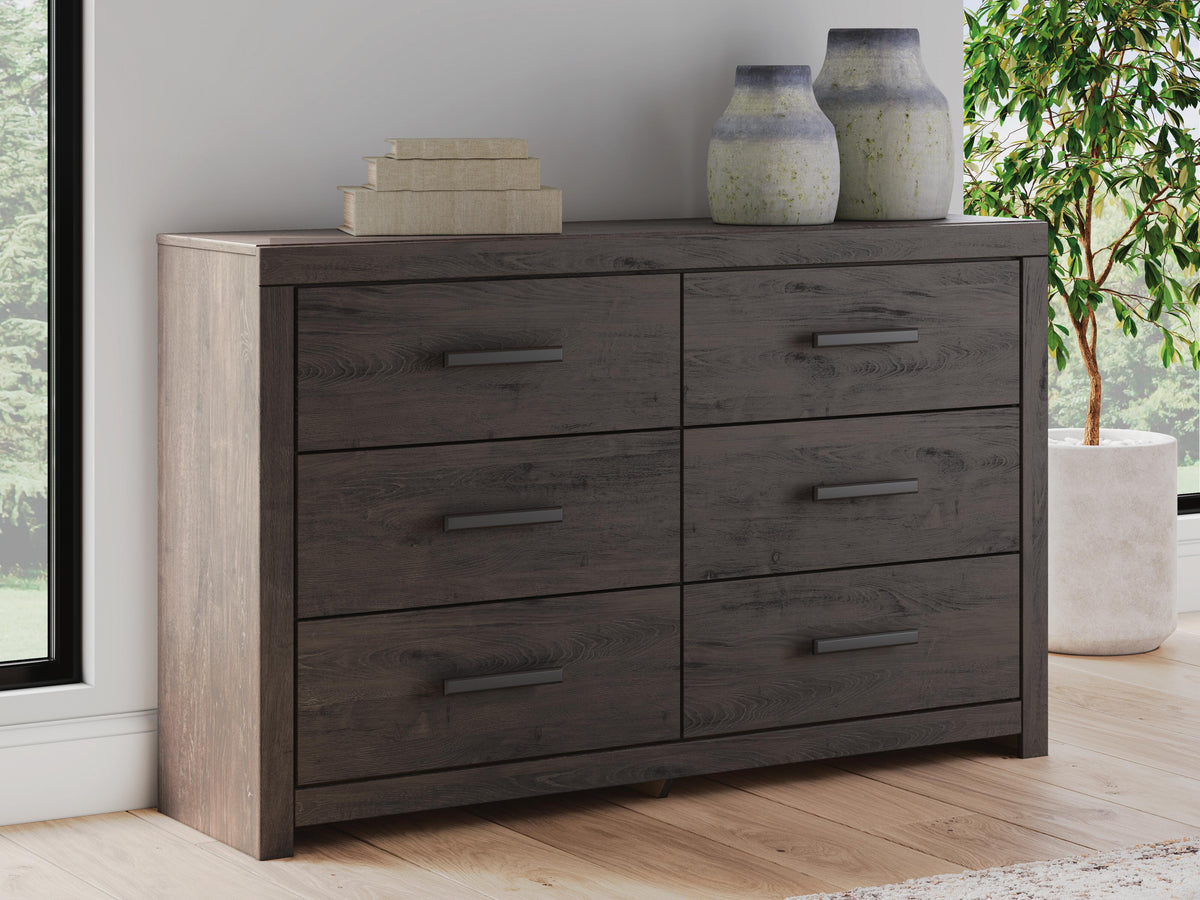 Prendonea King Panel Bed, Dresser and 2 Nightstands