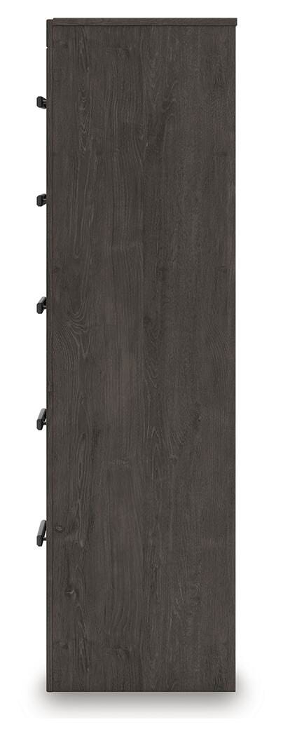 Prendonea Full Panel Bed, Dresser, Mirror, Chest and Nightstand
