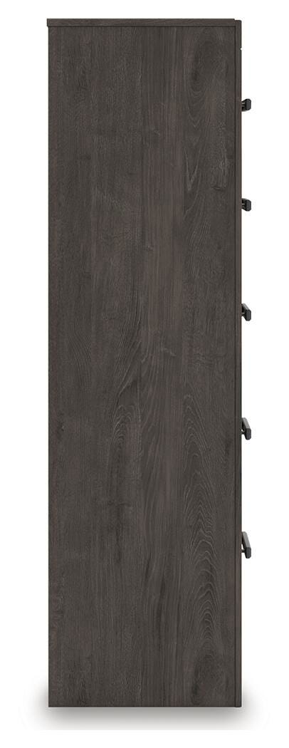 Prendonea Full Panel Bed, Dresser, Mirror, Chest and Nightstand
