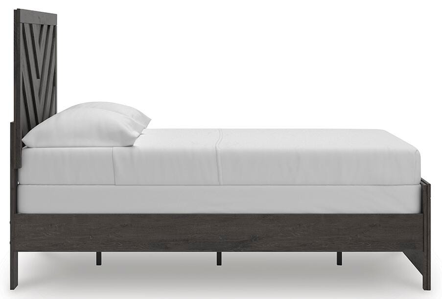 Prendonea Full Panel Bed, Dresser, Mirror, Chest and Nightstand