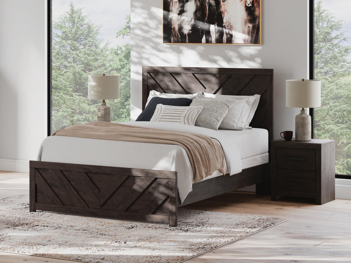 Prendonea Queen Panel Bed, Dresser and Mirror