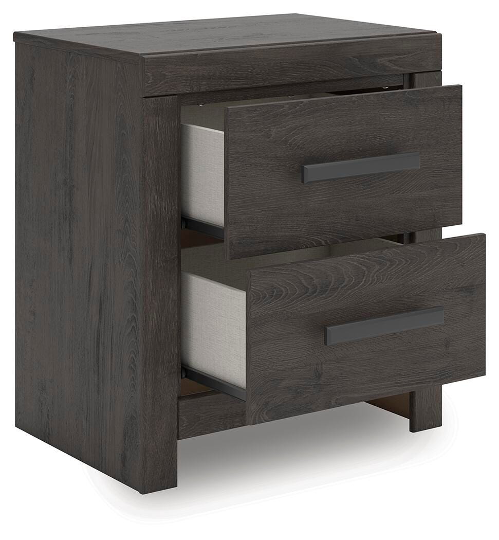 Prendonea King Panel Bed, Dresser and Nightstand