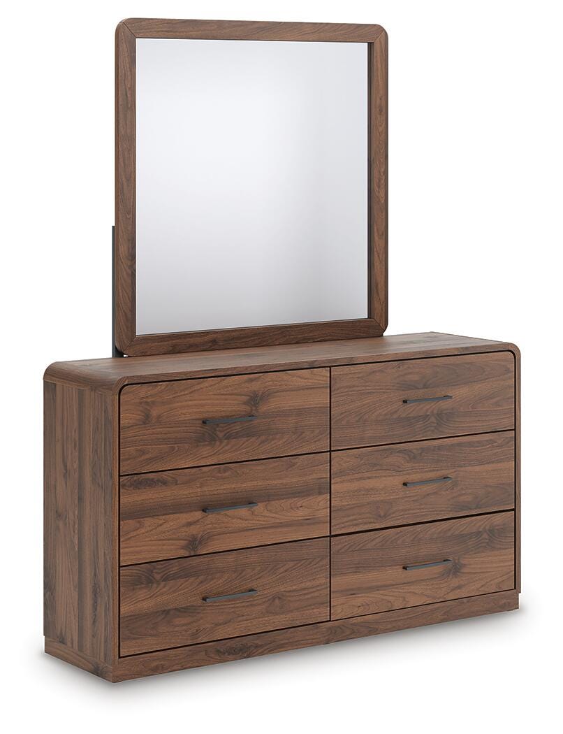 Fortlorn King Panel Bed, Dresser, Mirror and Nightstand