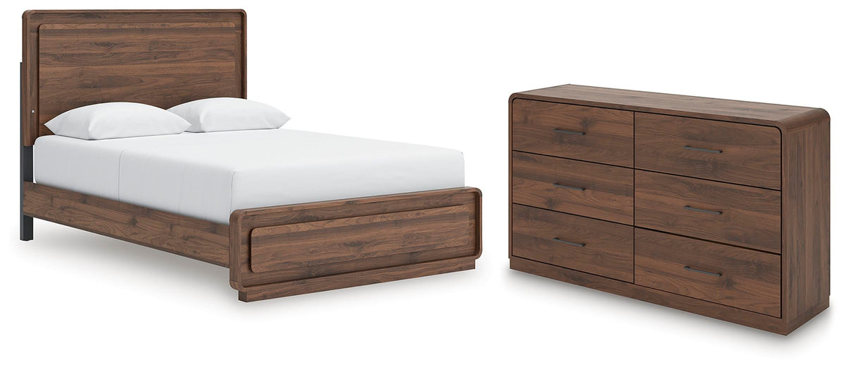 Fortlorn Queen Panel Bed and Dresser