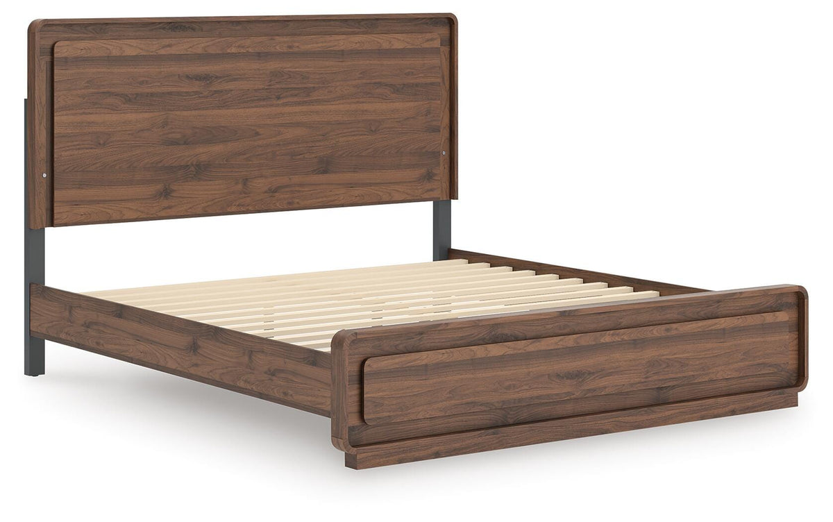 Fortlorn King Panel Bed, Dresser, Mirror and Nightstand