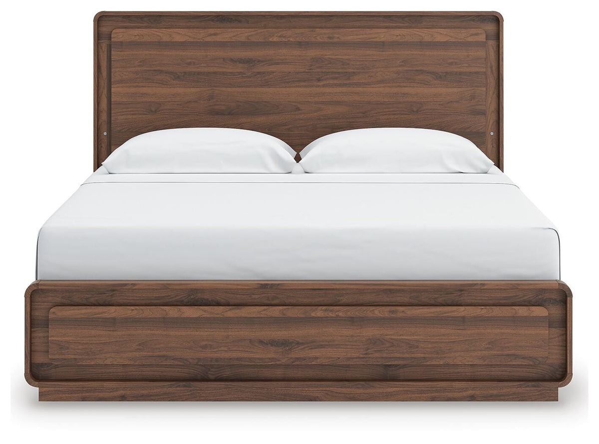 Fortlorn King Panel Bed, Dresser, Mirror and Nightstand
