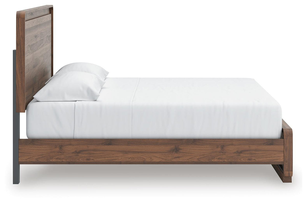 Fortlorn King Panel Bed, Dresser, Mirror and Nightstand