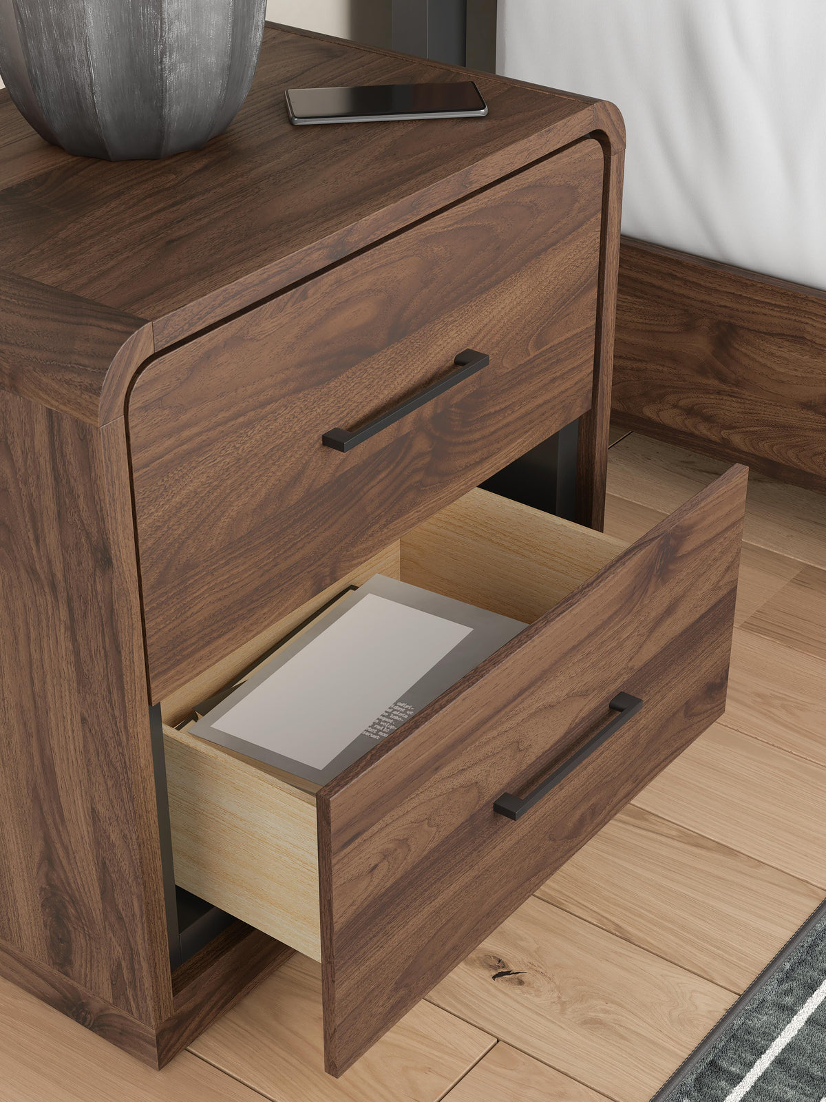 Fortlorn King Panel Bed, Dresser and Nightstand