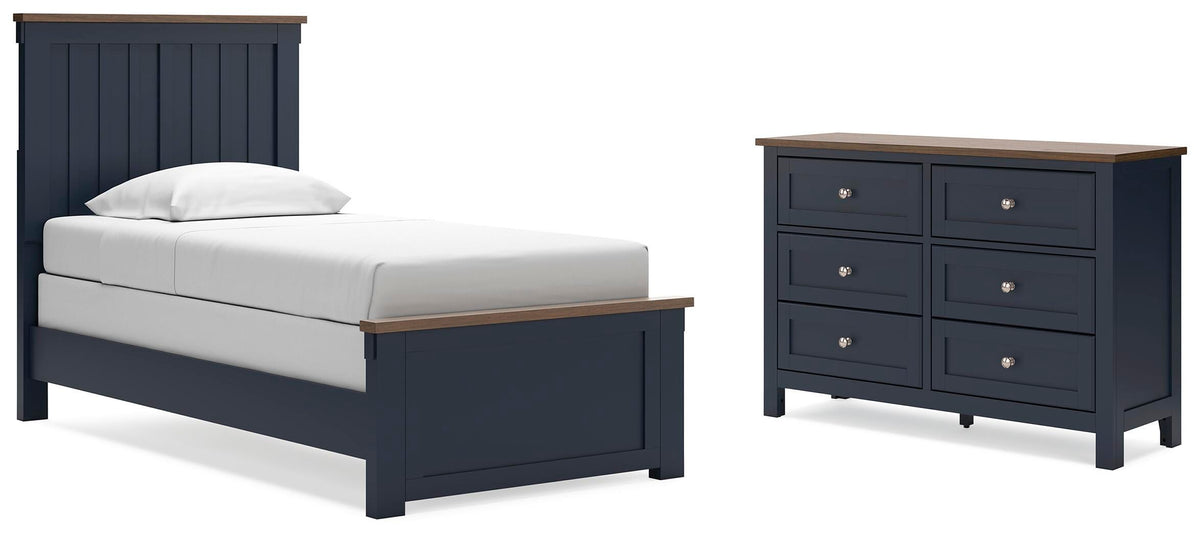 Landocken Panel Bed Set - Twin, Dresser