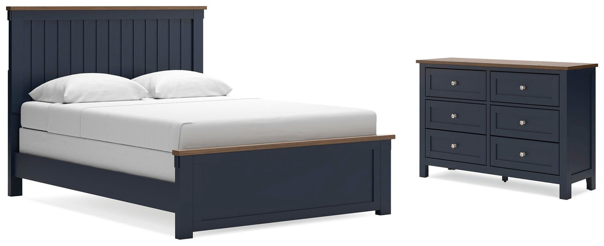 Landocken Panel Bed Set - Queen, Dresser